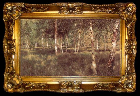 framed  Isaac Ilich Levitan Birch Grove, ta009-2